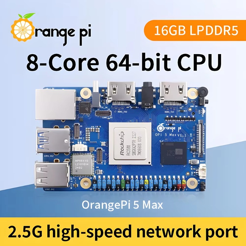 【Oferta Especial】Placa de Desa - Orange Pi 5 Max Rk3588 reseña y precio