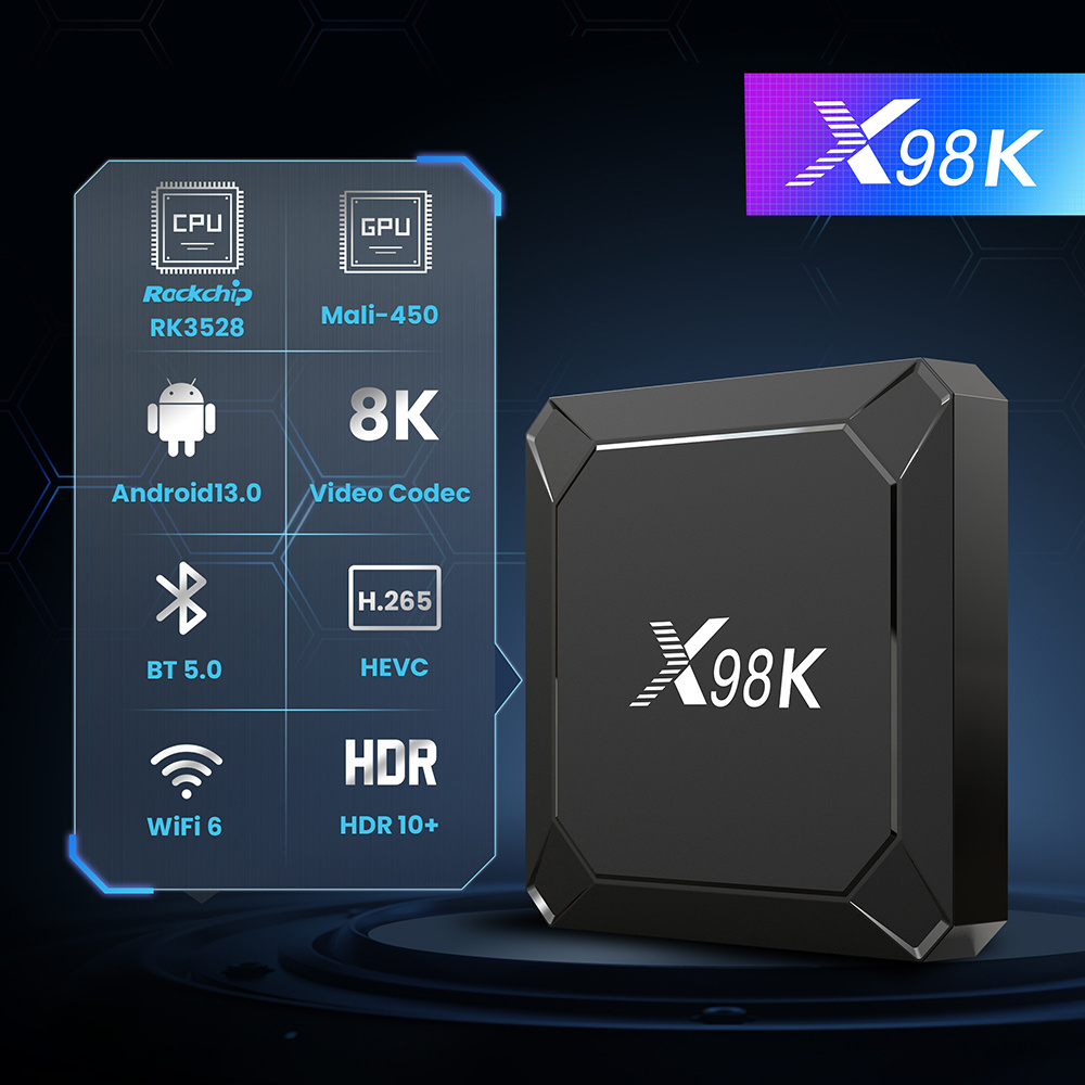 Nuevo X98K Android 13 TV Box 8 - Radxa Rock 5B 16Gb reseña y precio
