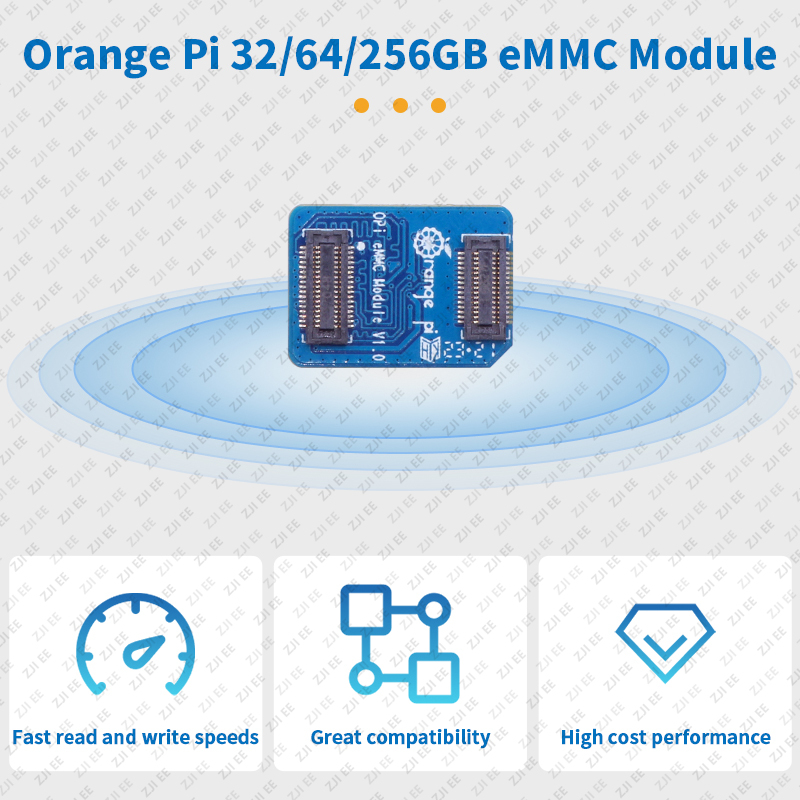Módulo EMMC Orange Pi de 32GB  - Orange Pi 5 Plus 32Gb reseña y precio