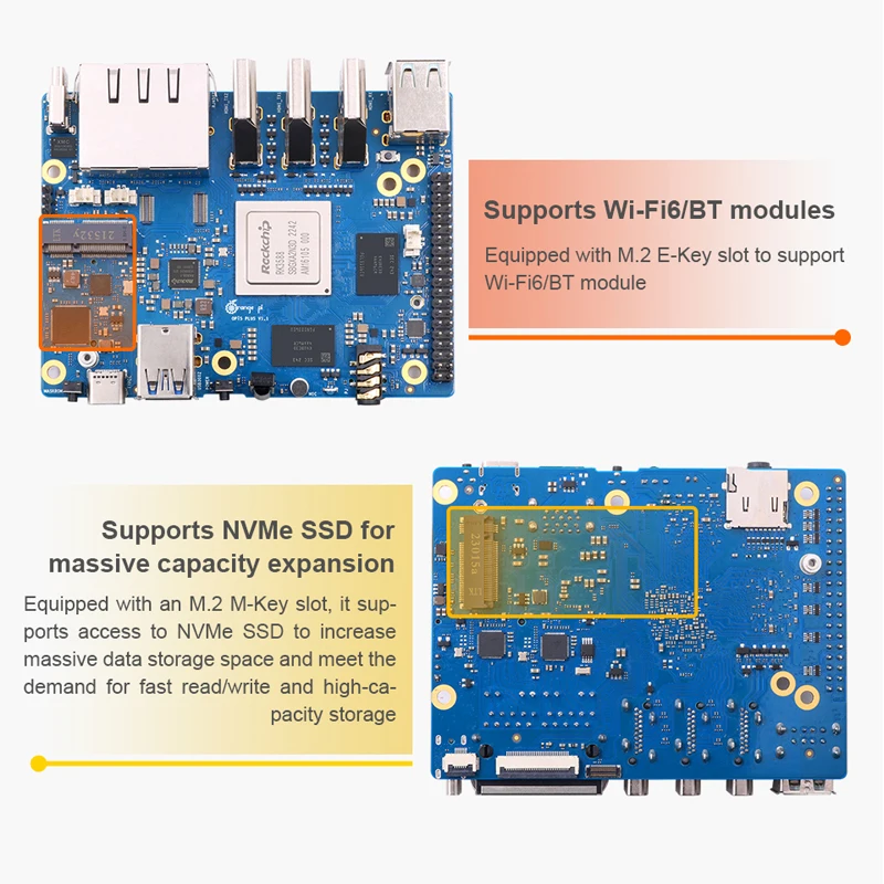 Orange Pi 5 Plus 4 8 16 GB RAM - Rk3588 Mini Pc Board reseña y precio
